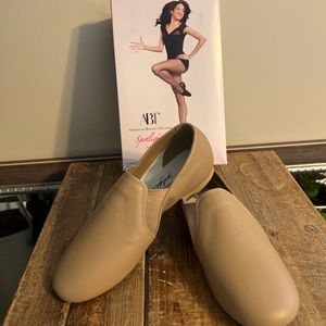 Tan Jazz dance shoes